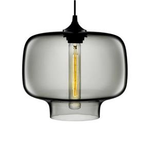 Pendente Retro Industrial Vidro Loft Luminária Vintage Lustre Design Edison LM1822