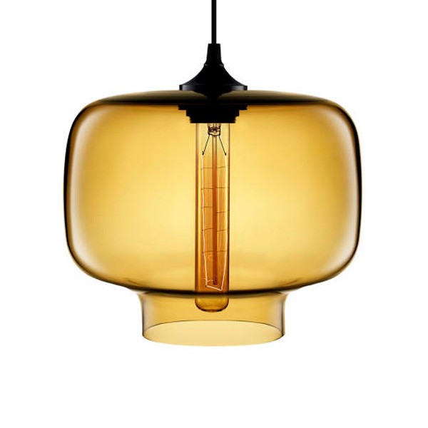 Pendente Retro Industrial Vidro Loft Luminária Vintage Lustre Design Edison LM1820 - Eluminarias