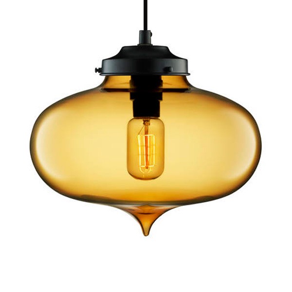 Pendente Retro Industrial Vidro Loft Luminária Vintage Lustre Design Edison LM1814 - Eluminarias