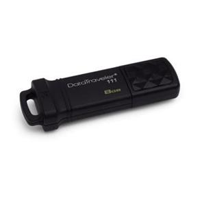 Pendrive USB3.0 8GB Kingston DataTraveler 111 - Preto - DT111/8GB