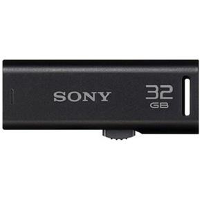 Pendrive USB 2.0 - Sony Retratil - Preto - 32GB - USM32GR