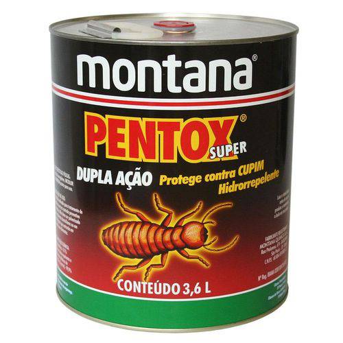Pentox Super para Cupim Incolor 3.6 Litros - 33C010010 - MONTANA