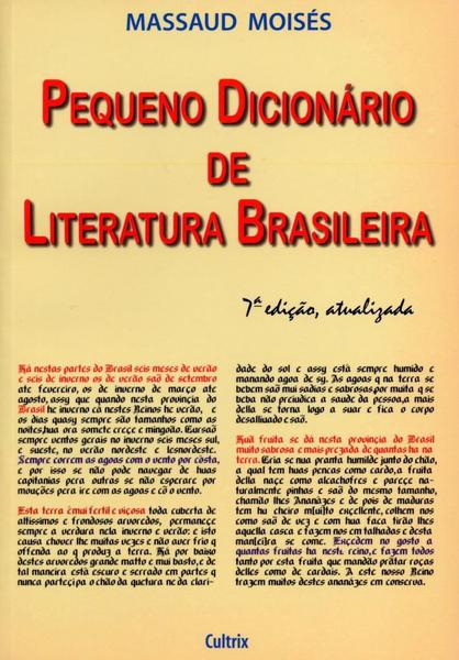 Pequeno Dicionario de Literatura Brasileira - Pensamento