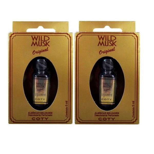 Perfume Almiscar Wild Musk Oleo Perfumado Original 5ml - 2un - Coty