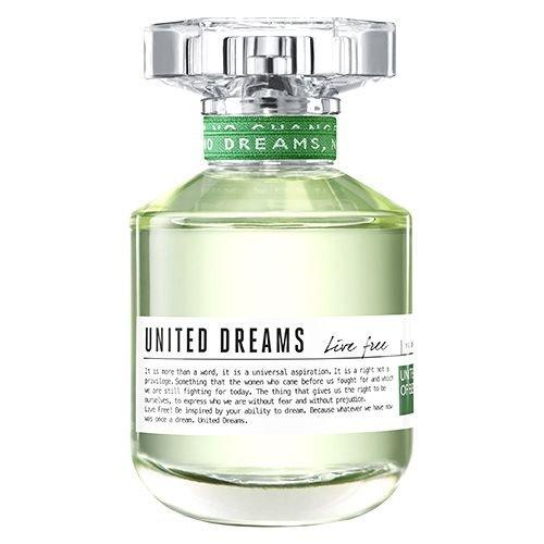 Perfume Benetton United Dreams Live Free Eau de Toilette Feminino 80ML