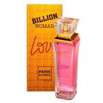 Perfume Billion Woman Love Feminino Paris Elysees 100 Ml