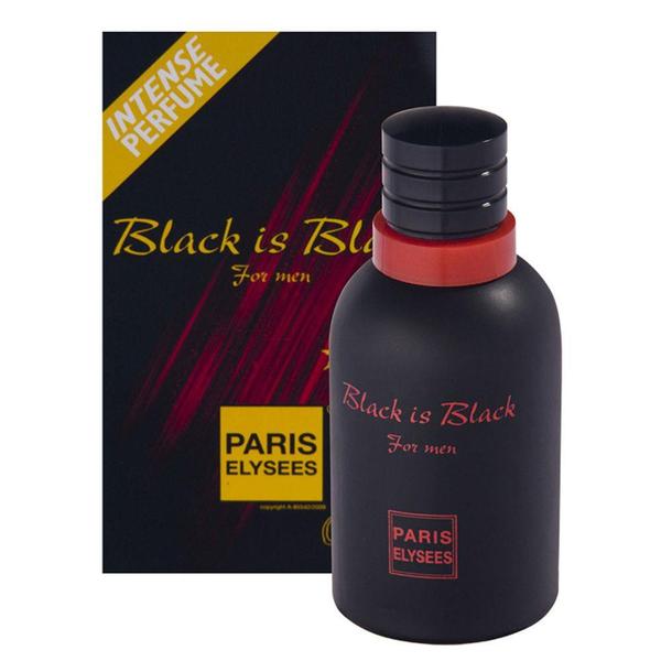Perfume Black Is Black Masculino Eau de Toilette 100ml Paris Elysees
