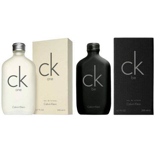 Tudo sobre 'Perfume Calvin Klein Ck One Unissex 200ml + Perfume Calvin Klein Ck Be Unissex 200ml'