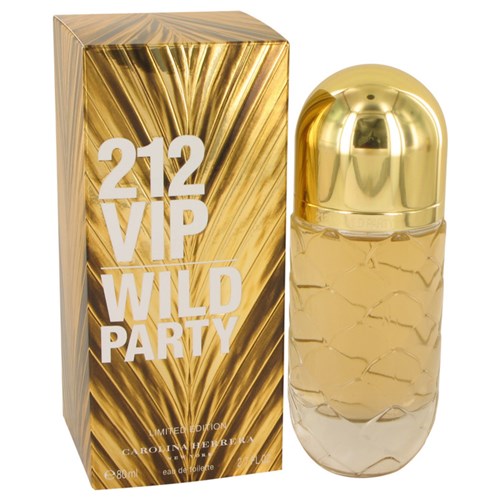 Perfume Feminino 212 Vip Wild Party Carolina Herrera 80 Ml Eau de Toilette