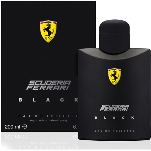 Tudo sobre 'Perfume Ferrari Black Edt 200Ml'