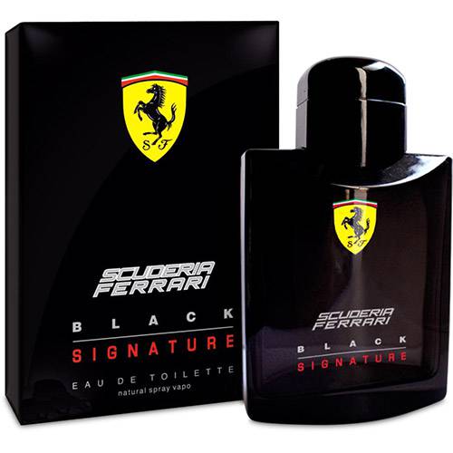 Tudo sobre 'Perfume Ferrari Black Signature Eau de Toilette Masculino 125ml - Ferrari'