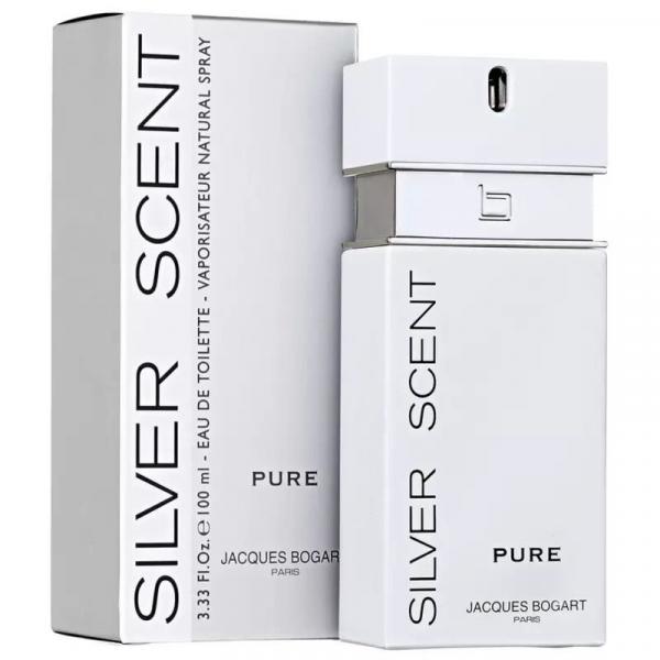 Perfume Jacques Bogart Silver Scent Pure Eau de Toilette Masculino 100ML