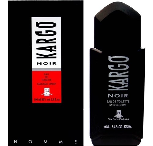 Perfume Kargo Noir- Via Paris - Masculino - Eau de Toilette (100 ML)