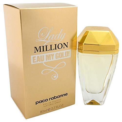Perfume Lady Million Eau My Gold 80ml Edt Feminino Paco Rabanne