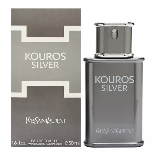 Perfume Masculino Kouros Silver Yves Saint Laurent Eau de Toilette 50Ml