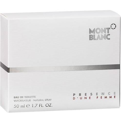 Perfume Montblanc Presence D'une Femme Feminino Eau de Toilette 50ml