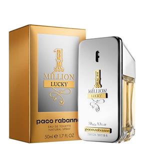 Perfume One Million Lucky Masculino Eau de Toilette - Paco Rabanne 100 ML - 50 Ml