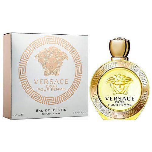 Perfume Versace Eros Pour Femme Eau de Toilette Feminino 100 Ml