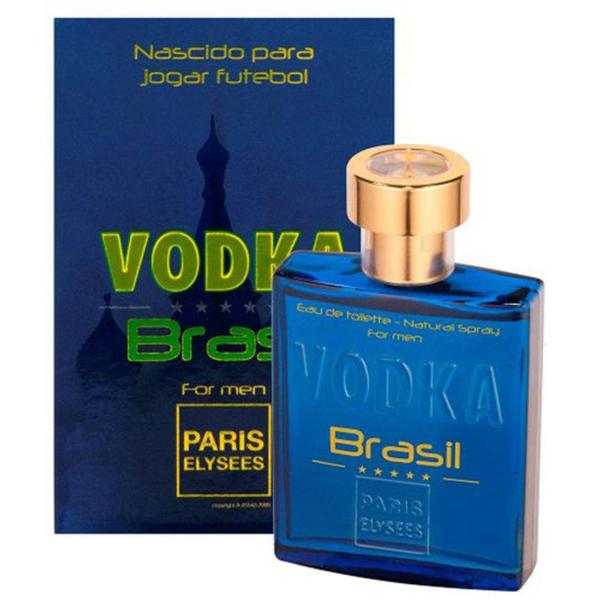 Perfume Vodka Brasil Blue Masculino Eau de Toilette 100ml Paris Elysées - Paris Elysees