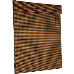 Persiana de Bamboo Roman Shade (160x160cm) Zebrano - Euroflex