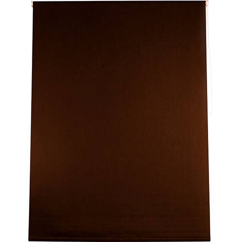 Persiana de Poliéster Rolô Blackout (120x160cm) Chocolate - Evolux