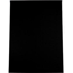 Persiana de Poliéster Rolô Blackout (140x160cm) Preta - Evolux