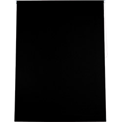 Persiana de Poliéster Rolô Blackout (160x160cm) Preta - Evolux
