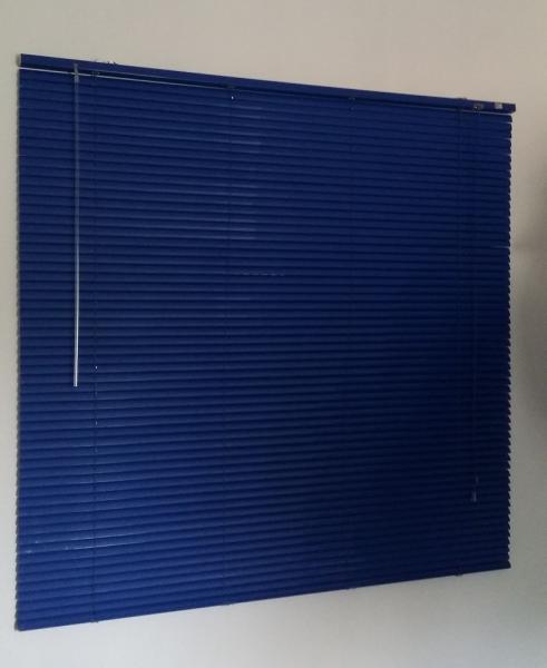 Persiana Horizontal Alumínio 25mm Azul 120 (L) X 160 (A) Cm - Euroflex