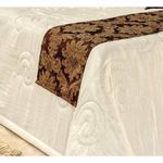 Peseira Jacquard Tabaco Cama Quenn