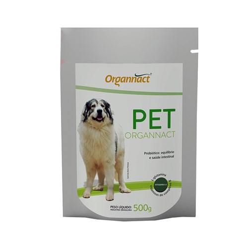 Pet Organnact Probiótico 500g Suplemento Cães