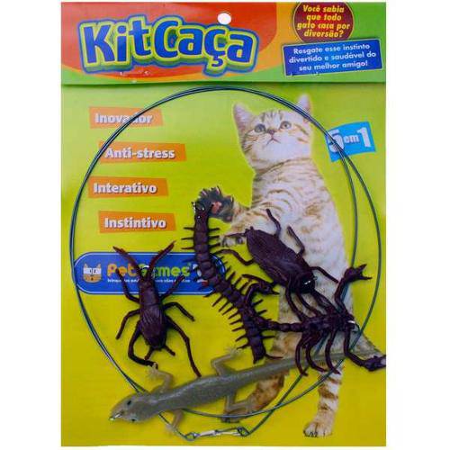 Petgames Kit Caça Brinquedo para Gatos