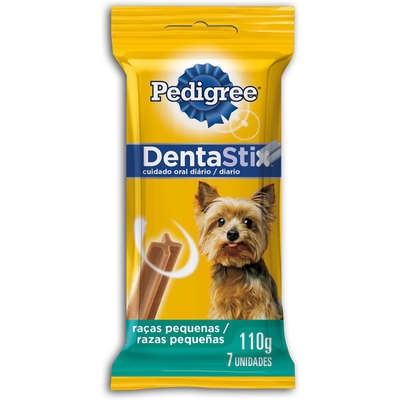 Petisco Pedigree Dentastix 7 Unidades para Cães Adultos de Raças Pequenas 110gr