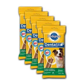 Petisco Pedigree Dentastix - Cães Adultos Raças Médias - 5 Pcs - 180 G
