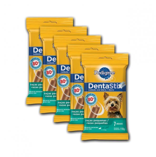 Petisco Pedigree Dentastix - Cães Adultos Raças Pequenas - 110g - 5Pcs