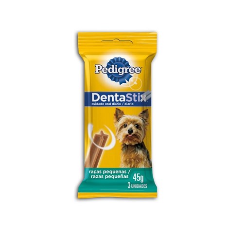 Petisco Pedigree Dentastix para Cães Adultos de Raças Pequenas - 3 Unidades