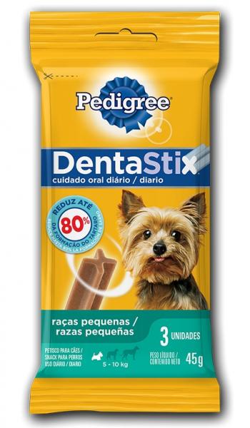 Petisco Pedigree Dentastix Raças Pequenas 3 Unidades 45g para Cães