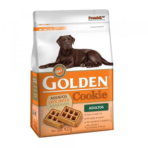 Petiscos Cookie P/ Cães Adultos Golden 400gr