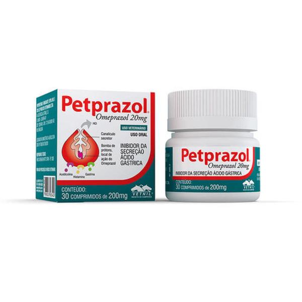 Petprazol 20Mg 30 Comprimidos - Vetnil