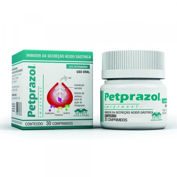 Petprazol 10 Mg C/30 Comprimidos _ Vetnil