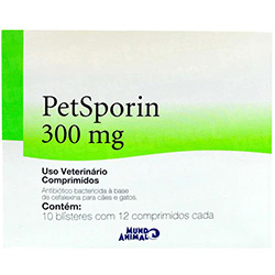 Petsporin 300mg 120 Comprimidos Mundo Animal