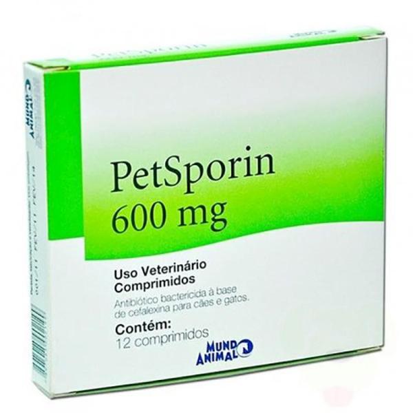 Petsporin 600mg (12 Comprimidos) - Mundo Animal