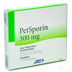 Petsporin Cefalexina 300 Mg com 12 Comprimidos