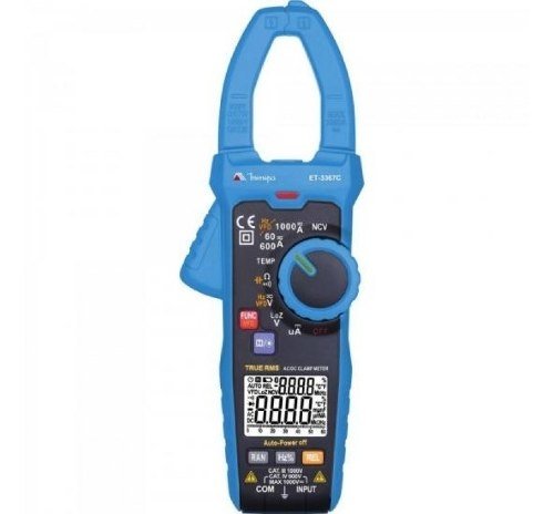 Pf Alicate Amperimetro Digital Et3367C Azul Minipa