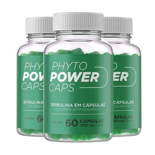 Phyto Power Caps - Promoção 3 Unidades
