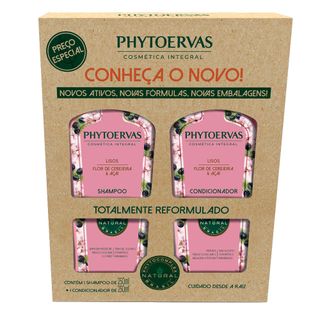 Phytoervas Cabelos Lisos Kit – Shampoo + Condicionador Kit