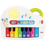 Piano Cachorrinho Aprender e Brincar Fisher Price Mattel (256469)