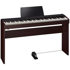 Piano Digital Roland F-20 Marrom com 88 Teclas Conexão USB e 3 Níveis de Sensibilidade
