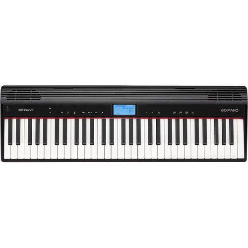 Tudo sobre 'Piano Digital Roland Go Piano Bluetooth Go61p com Fonte'