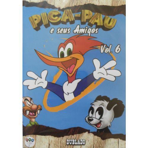 Pica-pau e Seus Amigos Vol. 6 - Dvd Infantil