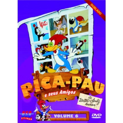 Pica-Pau e Seus Amigos Vol.6 - Dvd Infantil
